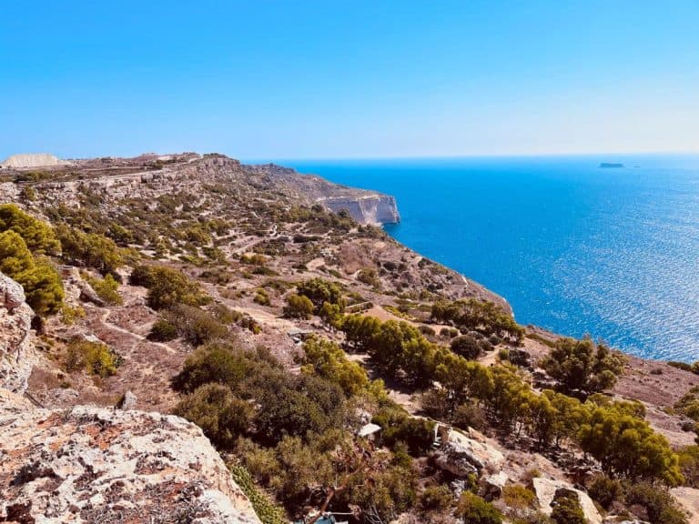 Dramatic coastline paths and views make Malta well worth visiting