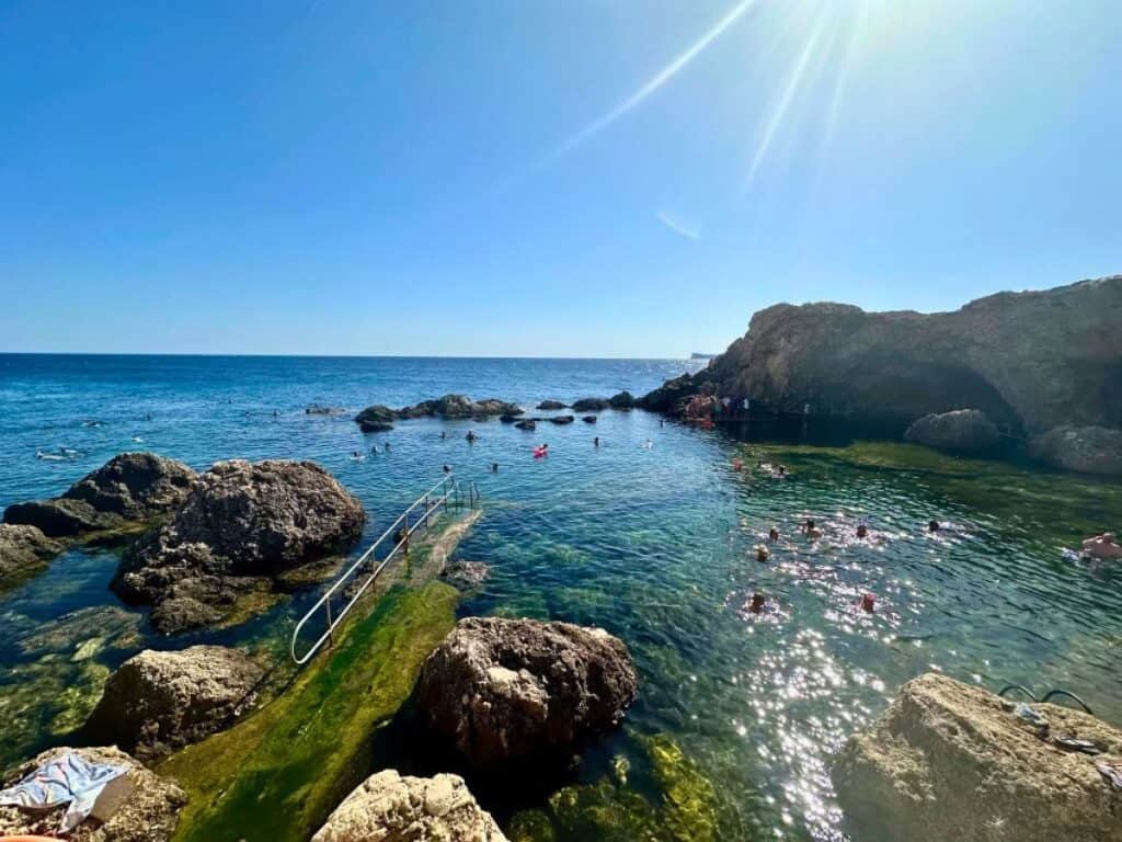 Ghar Lapsi is a beautiful natural pool, one of my favorite spots for swiming in Malta