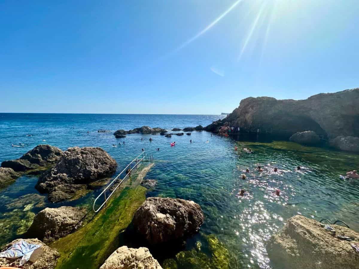 Ghar Lapsi is a beautiful natural pool, one of my favorite spots for swiming in Malta