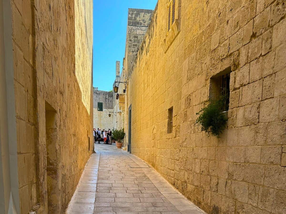 Exploring the quiet streets of Mdina (the "Silent City")