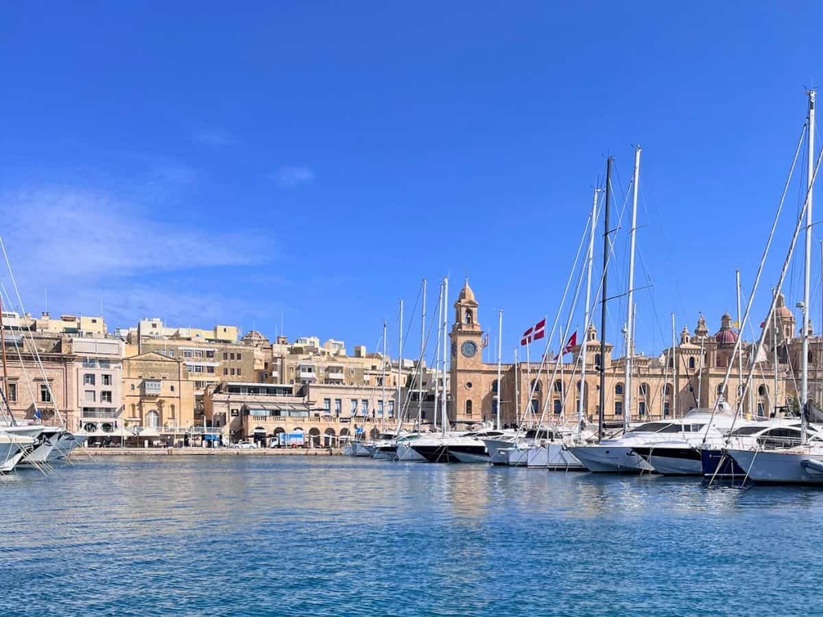 The harbor of Malta's Three Cities - worth exploring if you have a long weekend or more in Malta