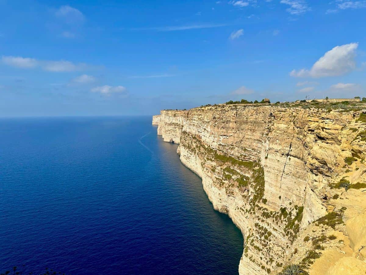 Moderate temperatures for coastal hiking make fall one of the best times to visit Malta