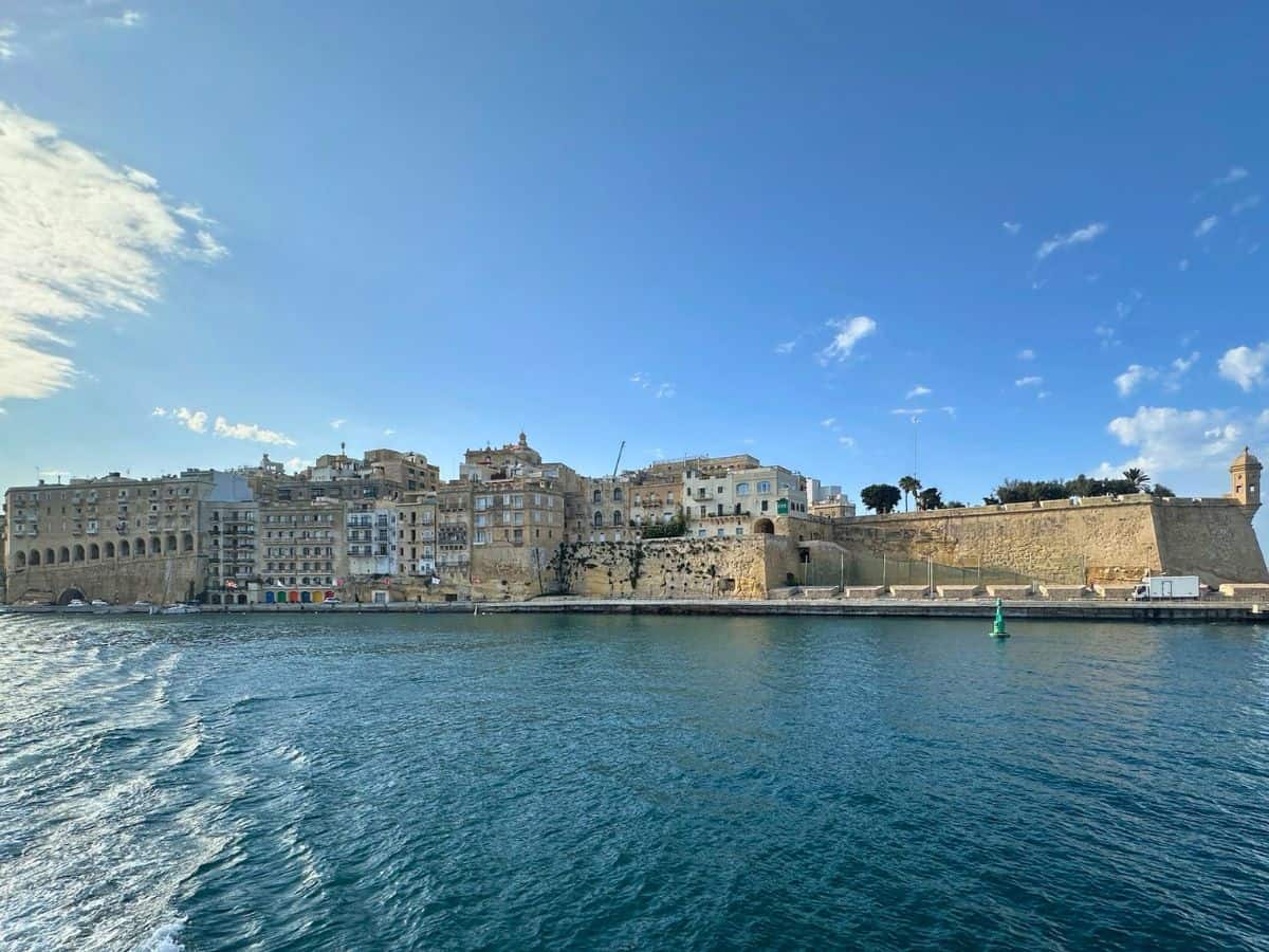 A view across the Grand Harbor toward the Three Cities